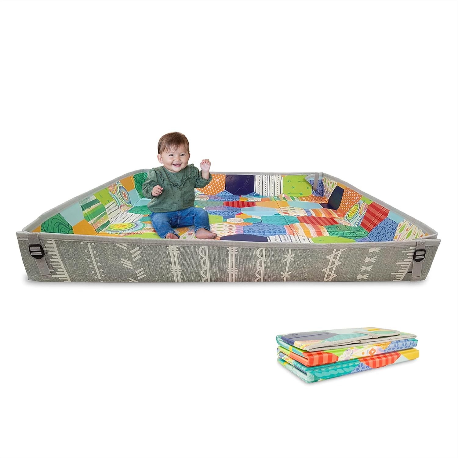 Baby Products Store - Infantino Foldable Soft Foam Play Mat,