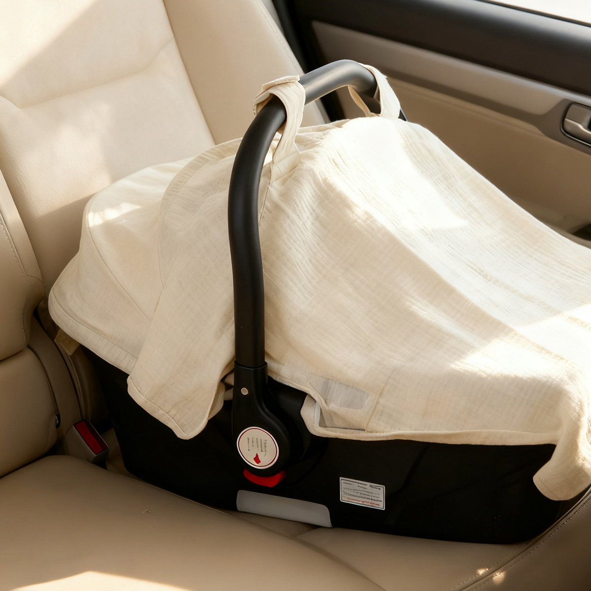 Stroller Rain Cover - 2025 Solid Color Baby Muslin Cotton