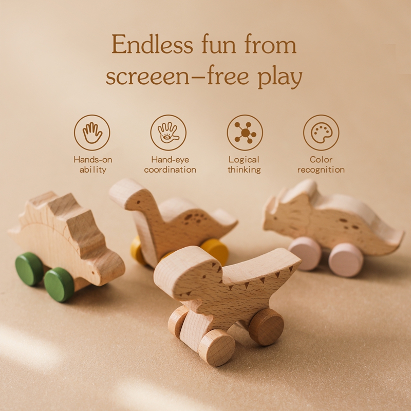 1PC Baby Toy Beech Wood Block  - Baby Products Natural review and price