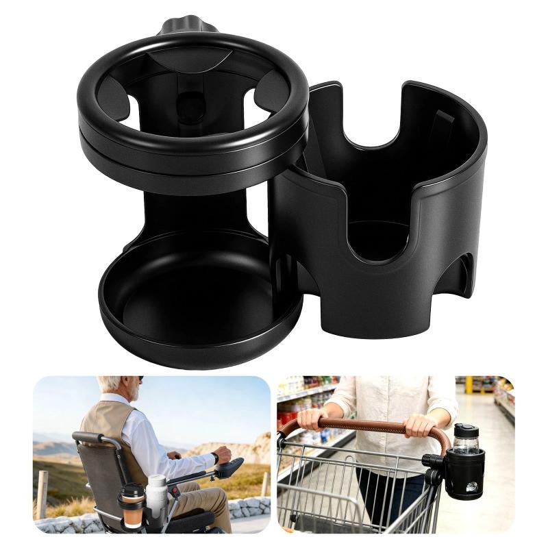 []2-in-1 Cup Holder Baby Strol - Stroller Accessories review and price