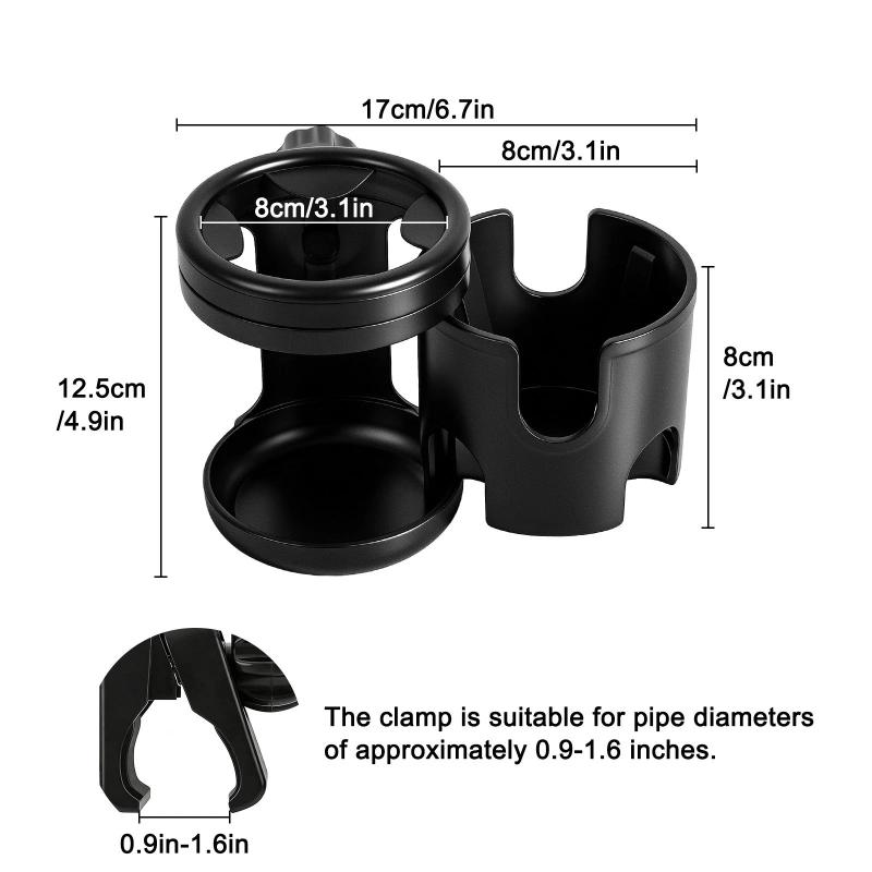 []2-in-1 Cup Holder Baby Strol - Stroller Accessories review and price