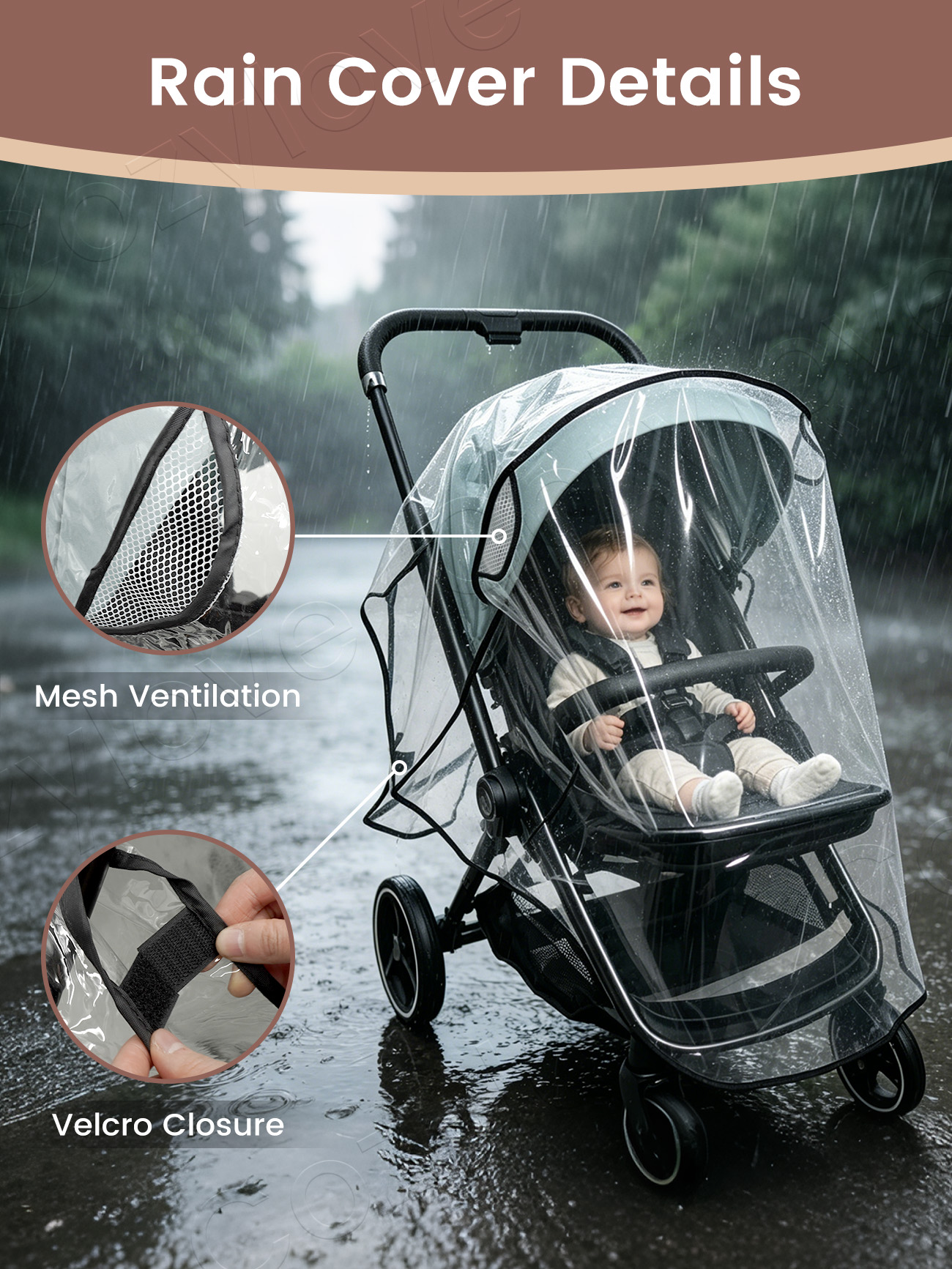 Universal Stroller Rain Cover  - Stroller Rain Cover review and price
