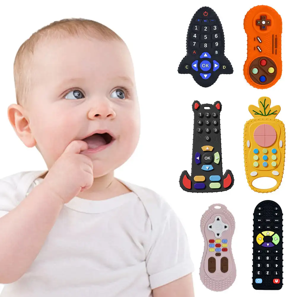 Baby Silicone Teether Toys Rem - Baby Products Natural review and price