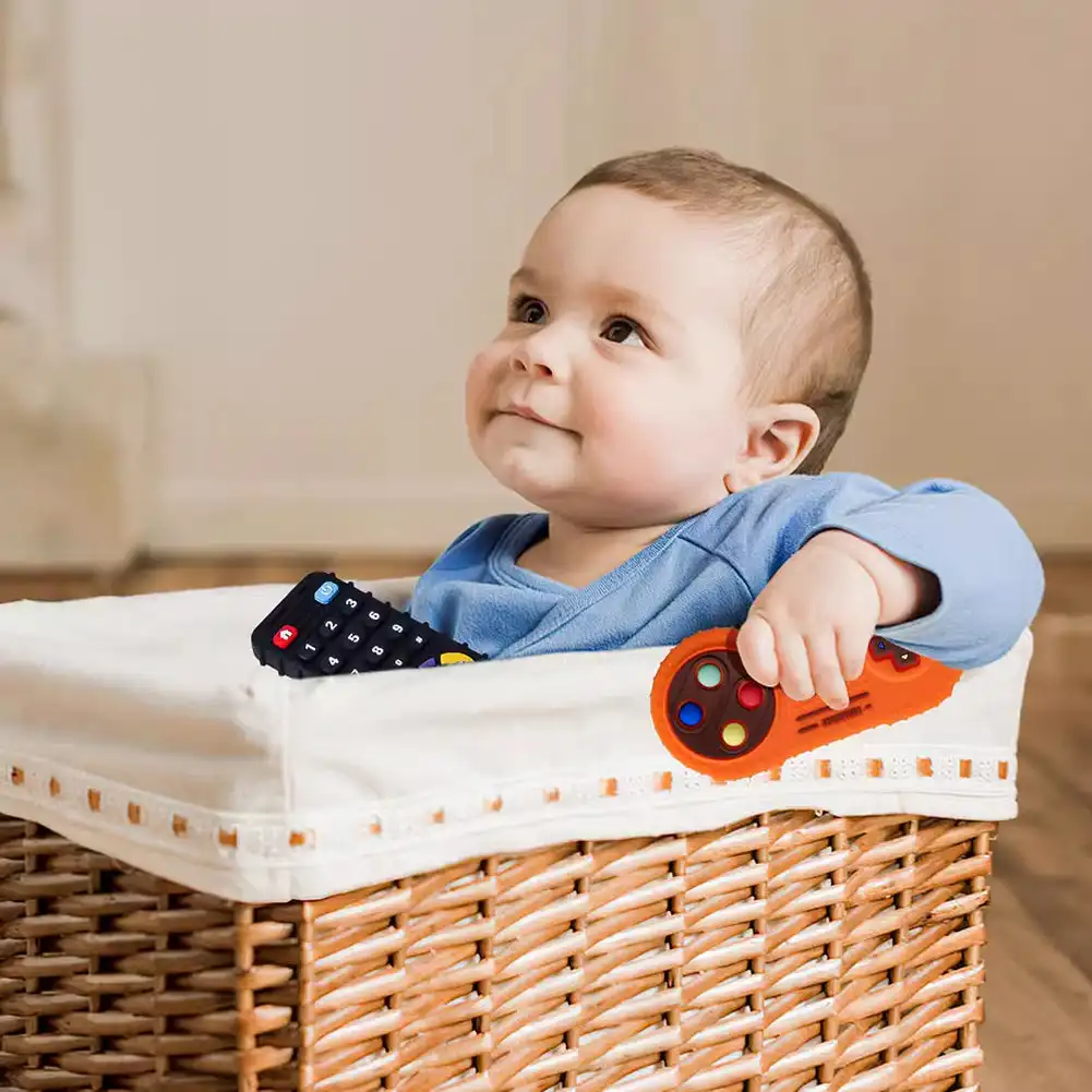 Baby Silicone Teether Toys Rem - Baby Products Natural review and price