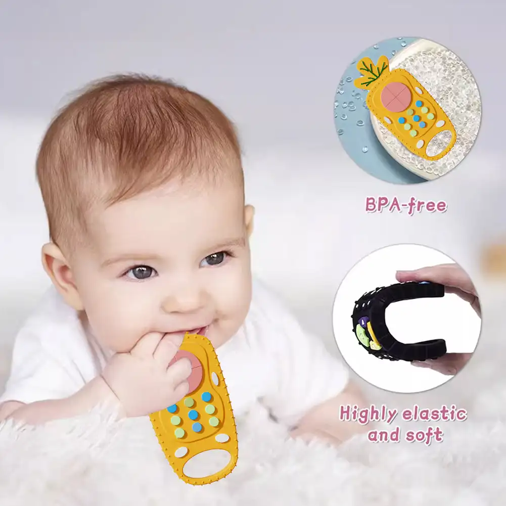 Baby Silicone Teether Toys Rem - Baby Products Natural review and price