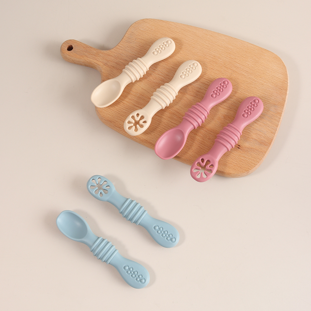 2PCS Silicone Baby Feeding Spo - Baby Led Weaning Set review and price