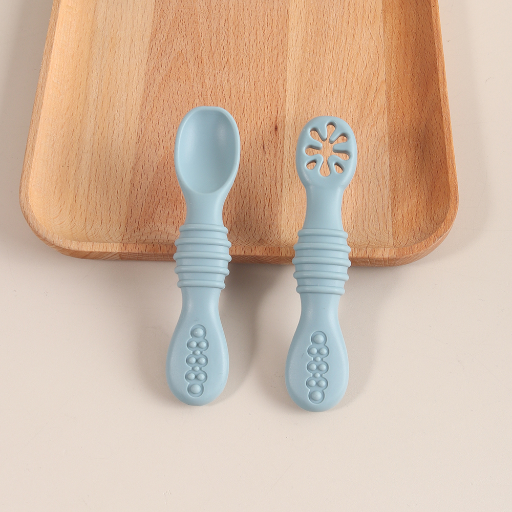 2PCS Silicone Baby Feeding Spo - Baby Led Weaning Set review and price