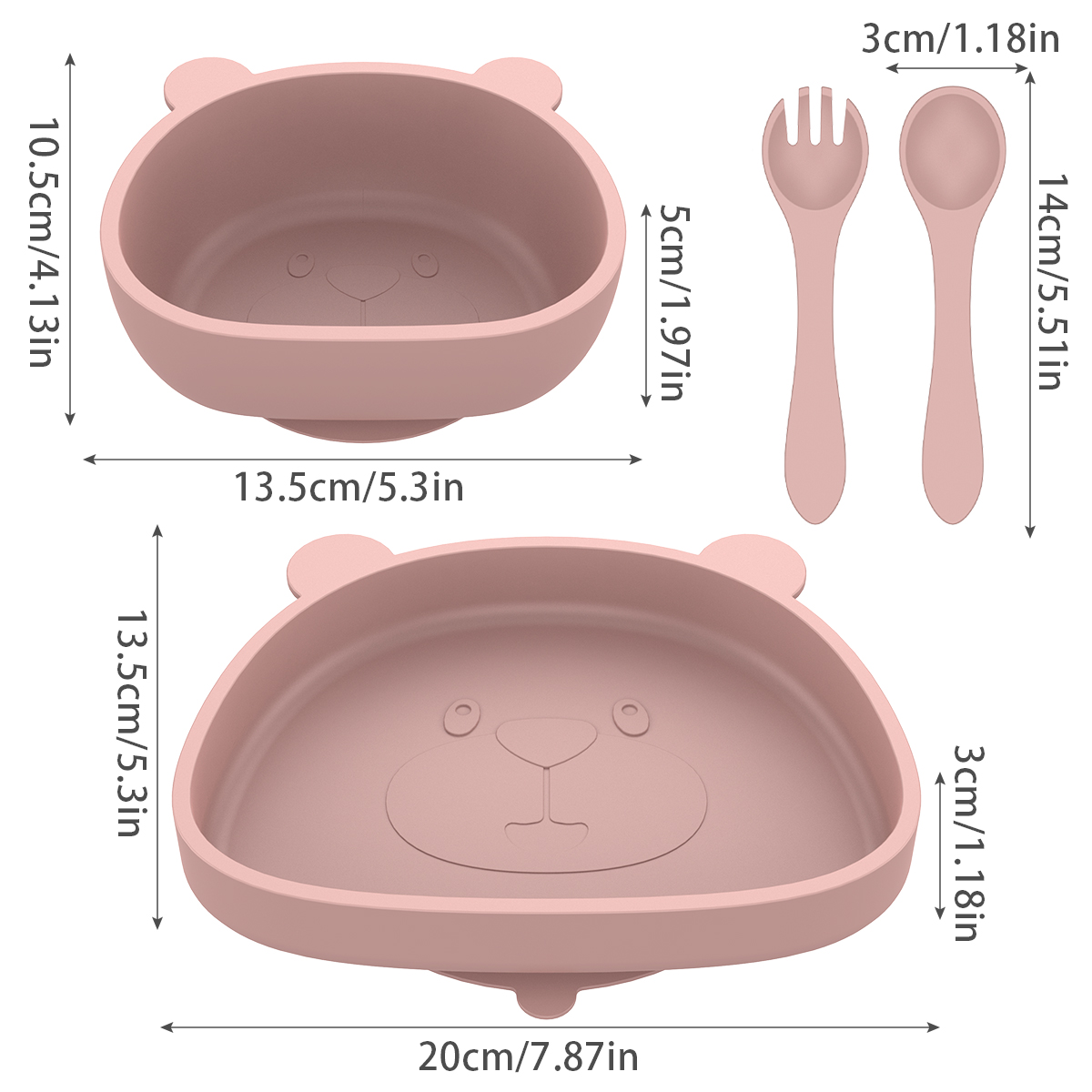 Baby Plate and Bowl Set with S - Baby Led Weaning Set review and price