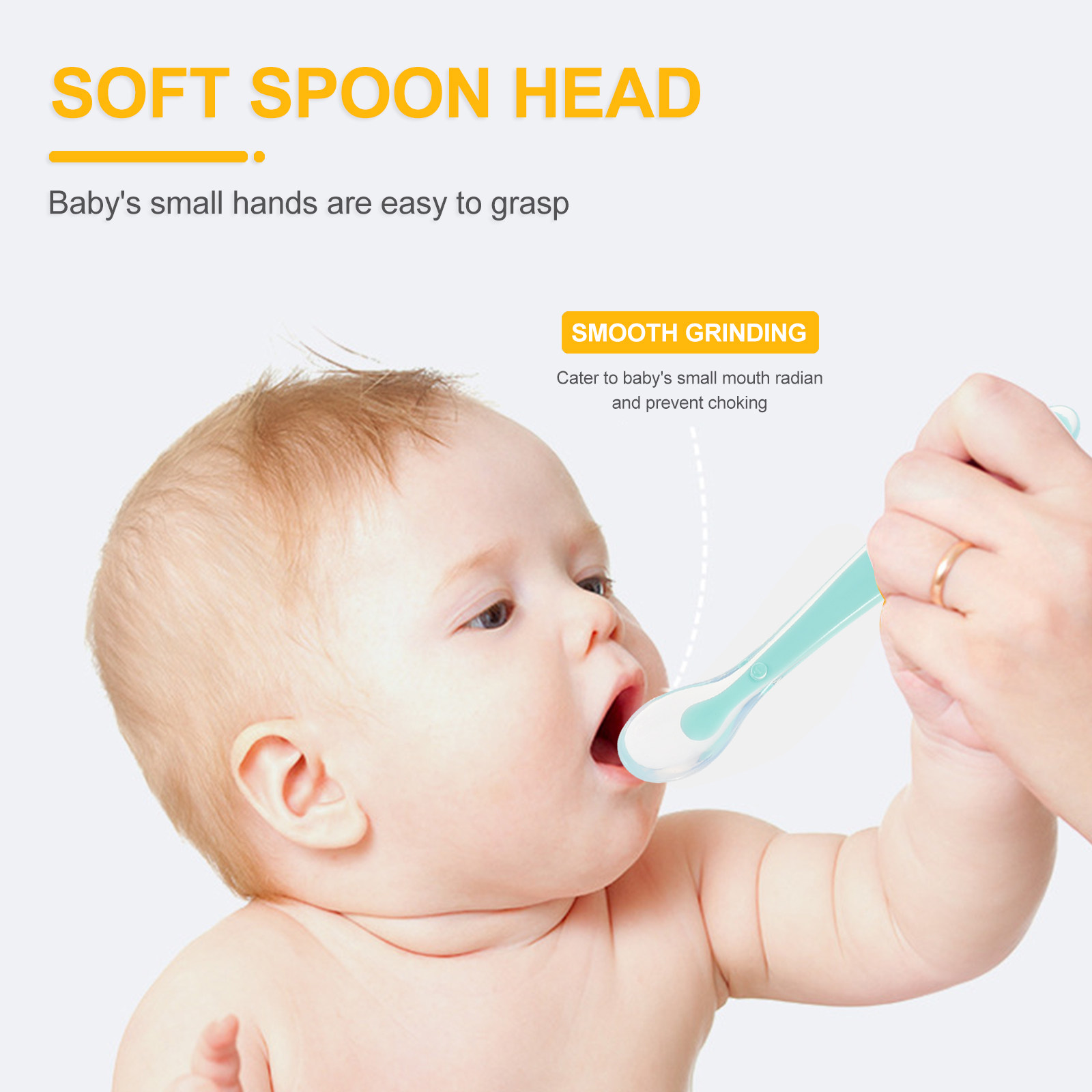 2Pcs Baby Feeding Spoons Silic - Baby Led Weaning Set review and price
