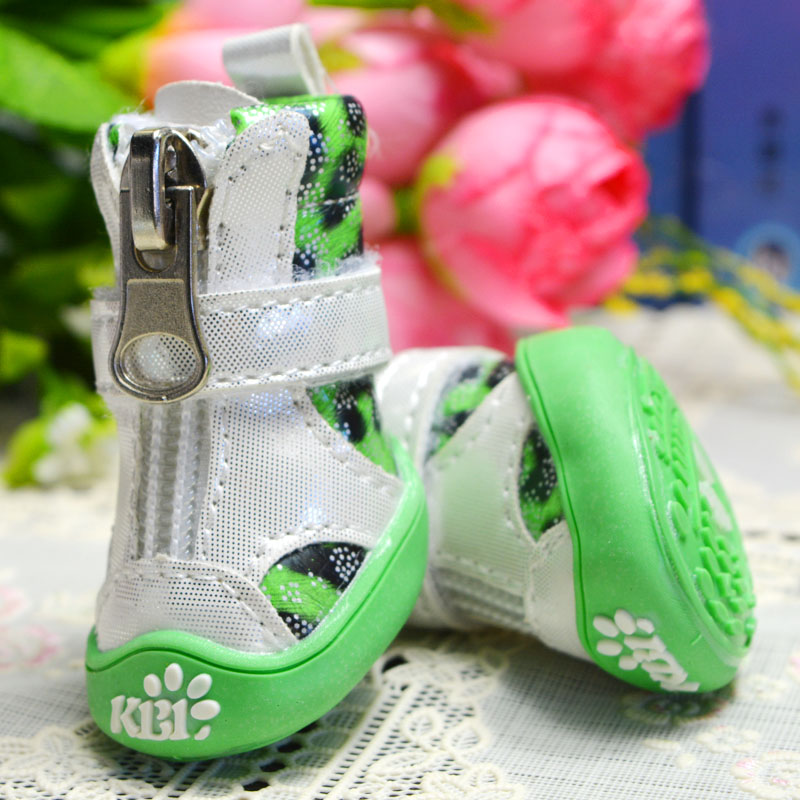 Bling Leopard  Pet Shoe Dog Pu - Baby Products News review and price
