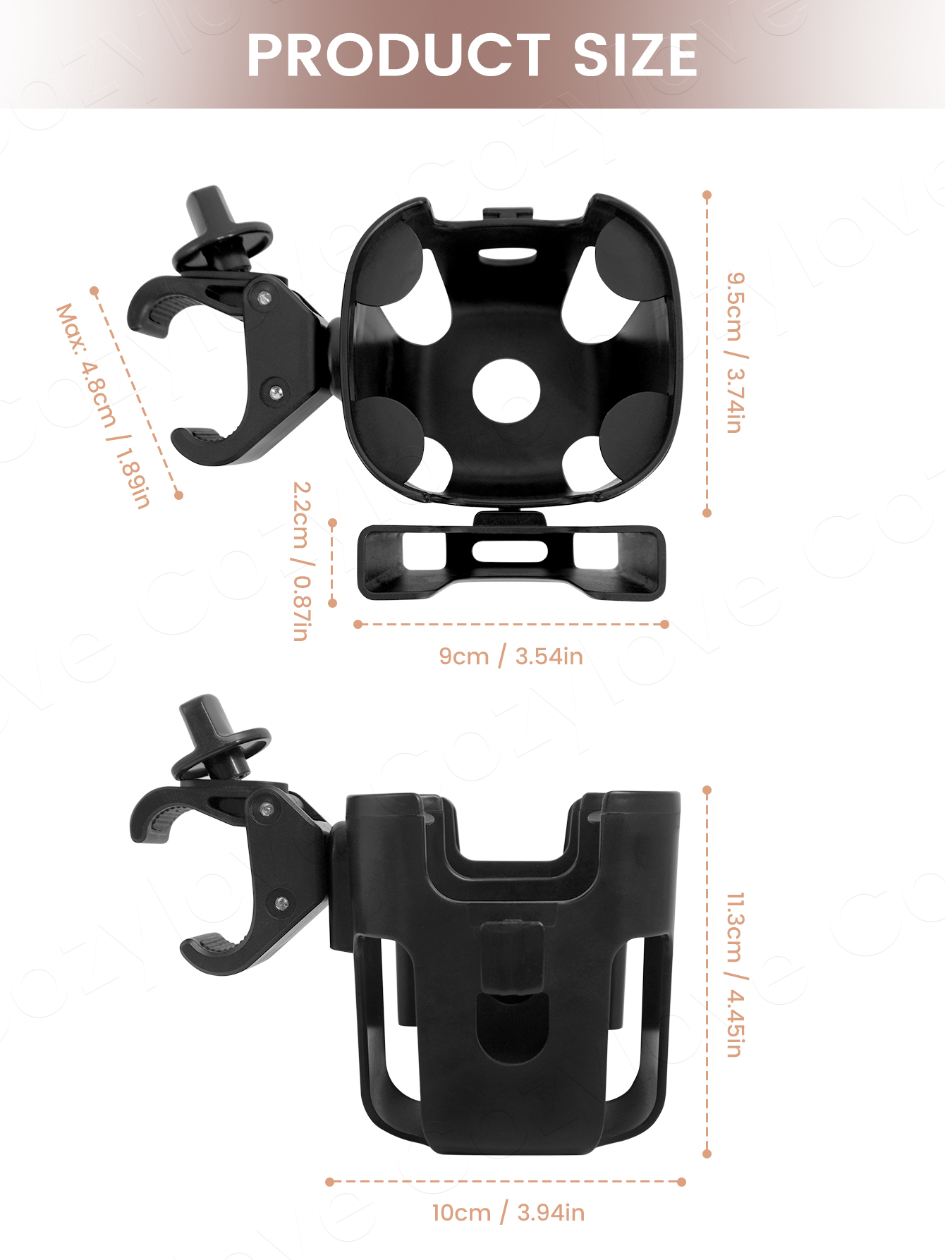 Large Size Stroller Cup Holder - Stroller Accessories review and price