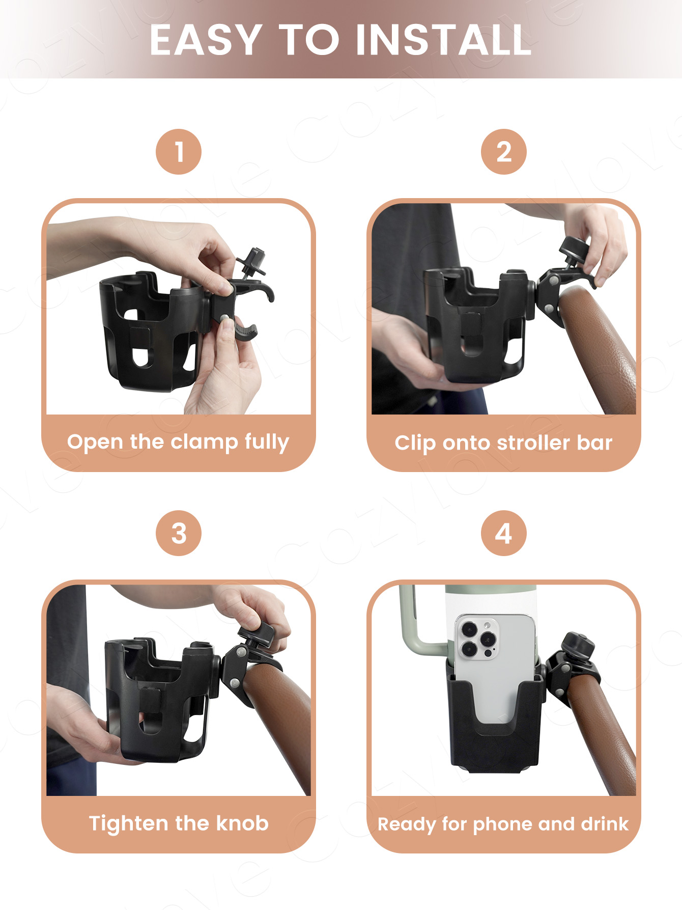 Large Size Stroller Cup Holder - Stroller Accessories review and price