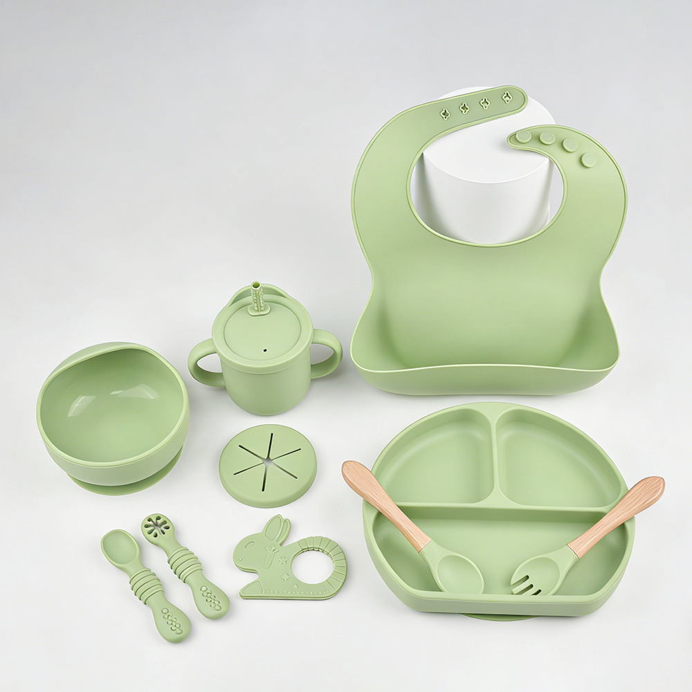9PCS Baby Silicone Feeding Set - Baby Led Weaning Set review and price